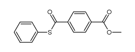 methyl 4-((phenylthio)carbonyl)benzoate Structure