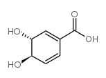 (3R,4R)-3,4-DIHYDROXYCYCLOHEXA-1,5-DIENE-1-CARBOXYLIC ACID Structure