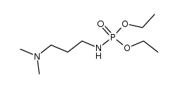 diethyl (3-(dimethylamino)propyl)phosphoramidate结构式