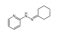 cyclohexanone pyridin-2-ylhydrazone结构式