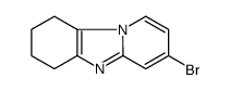 Pyrido[1,2-a]benzimidazole, 3-bromo-6,7,8,9-tetrahydro- Structure