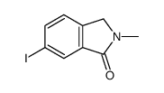 6-iodo-2-methyl-3H-isoindol-1-one结构式