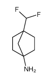 4-(Difluoromethyl)bicyclo[2.2.1]heptan-1-amine结构式