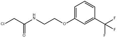 2-chloro-N-{2-[3-(trifluoromethyl)phenoxy]ethyl}acetamide Structure