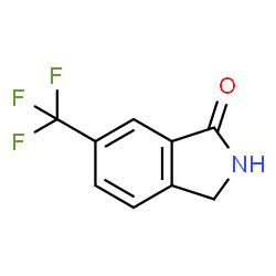 6-(三氟甲基)异吲哚啉-1-酮结构式