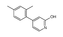 4-(2,4-dimethylphenyl)-1H-pyridin-2-one结构式