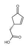 ((1S)-4-oxocyclopent-2-enyl)acetic acid结构式