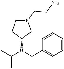 [(R)-1-(2-Amino-ethyl)-pyrrolidin-3-yl]-benzyl-isopropyl-amine Structure