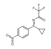 N-[cyclopropyl(4-nitrophenyl)-lambda4-sulphanylidene]-2,2,2-trifluoroacetamide图片