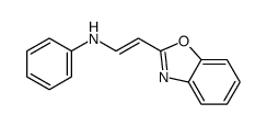 N-[2-(1,3-benzoxazol-2-yl)ethenyl]aniline结构式