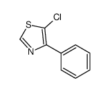 5-chloro-4-phenyl-1,3-thiazole结构式