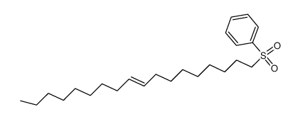 9-(E)-octadecenyl phenyl sulphone结构式