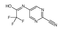 N-(2-Cyano-5-pyrimidinyl)-2,2,2-trifluoroacetamide structure