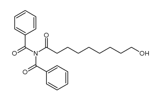 N-benzoyl-N-(9-hydroxynonanoyl)benzamide Structure