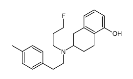 2-(N-n-3-fluoropropyl-N-(4-methylphenyl)ethylamino)-5-hydroxytetralin结构式