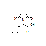 (S)-2-Cyclohexyl-2-(2,5-dioxo-2,5-dihydro-1-pyrrolyl)acetic Acid Structure