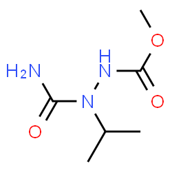 Hydrazinecarboxylic acid,2-(aminocarbonyl)-2-(1-methylethyl)-,methyl ester Structure