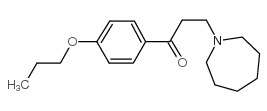 3-(氮杂环庚烷-1-基)-1-(4-丙氧基苯基)-1-丙星空app结构式