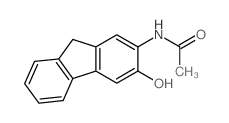 Acetamide,N-(3-hydroxy-9H-fluoren-2-yl)- Structure