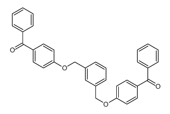 [4-[[3-[(4-benzoylphenoxy)methyl]phenyl]methoxy]phenyl]-phenylmethanone结构式