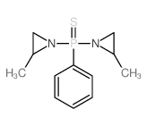 Aziridine,1,1'-(phenylphosphinothioylidene)bis[2-methyl- (9CI)结构式