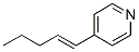 Pyridine, 4-(1-pentenyl)- (9CI)结构式