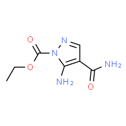 1H-Pyrazole-1-carboxylicacid,5-amino-4-(aminocarbonyl)-,ethylester(9CI) picture