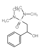 Phosphonic diamide, P-(b-hydroxyphenethyl)-N,N,N',N'-tetramethyl-(8CI) structure