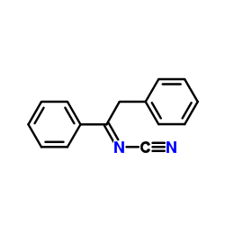 [(1E)-1,2-Diphenylethylidene]cyanamide Structure