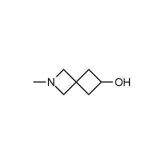 2-methyl-2-azaspiro[3.3]heptan-6-ol Structure