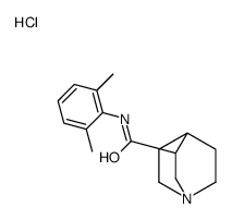 N-(2,6-dimethylphenyl)-1-azabicyclo[2.2.2]octane-3-carboxamide,hydrochloride Structure