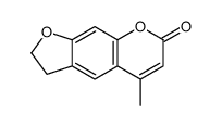 4-methyl-4',5'-dihydropsoralen结构式