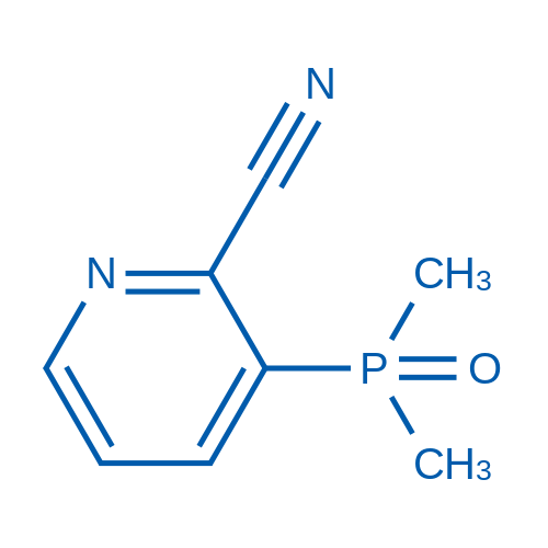 3-(二甲基磷酰基)吡啶-2-甲星空app结构式