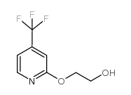 2-([4-(TRIFLUOROMETHYL)-2-PYRIDYL]OXY)ETHAN-1-OL structure