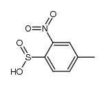 3-nitro-toluene-4-sulfinic acid Structure