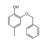 4-Iodo-2-(phenylmethoxy)phenol Structure