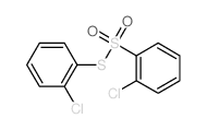 Benzenesulfonothioicacid, 2-chloro-, S-(2-chlorophenyl) ester结构式