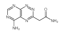 Pyrimido[5,4-e]-1,2,4-triazine-3-acetamide,5-amino- Structure