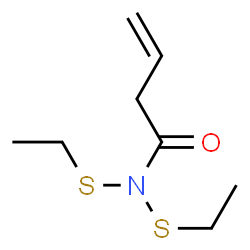 3-Butenamide,N,N-diethylthio- (8CI) structure