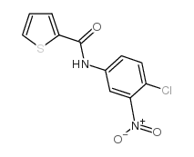 N-(4-chloro-3-nitrophenyl)thiophene-2-carboxamide Structure