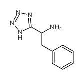 2H-Tetrazole-5-methanamine,a-(phenylmethyl)-结构式