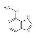 3H-IMidazo[4,5-c]pyridine, 4-hydrazinyl- structure