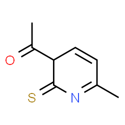 Ethanone, 1-(2,3-dihydro-6-methyl-2-thioxo-3-pyridinyl)- (9CI) Structure