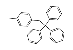 1,1,1-triphenyl-2-p-tolylethane Structure