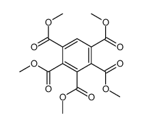 1,2,3,4,5-Benzenepentacarboxylic acid pentamethyl ester Structure