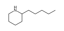 2-n-pentylpiperidine Structure