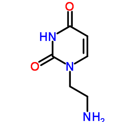 1-(2-Amino-ethyl)-1H-pyrimidine-2,4-dione Structure