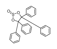 4,4,5,5-tetraphenyl-1,3,2-dioxathiolane 2-oxide结构式