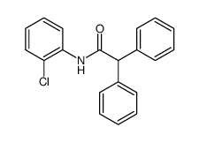 N-(2-chlorophenyl)-2,2-diphenylacetamide结构式