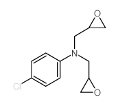 2-Oxiranemethanamine,N-(4-chlorophenyl)-N-(2-oxiranylmethyl)- Structure